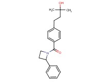 2-methyl-4-{4-[(2-phenyl-1-azetidinyl)carbonyl]phenyl}-2-butanol