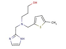 3-{(1H-imidazol-2-ylmethyl)[(5-methyl-2-thienyl)methyl]amino}propan-1-ol