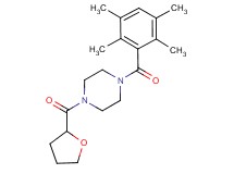 1-(tetrahydrofuran-2-ylcarbonyl)-4-(2,3,5,6-tetramethylbenzoyl)piperazine