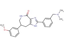 2-{3-[(dimethylamino)methyl]phenyl}-7-(3-methoxyphenyl)-5,6,7,8-tetrahydroimidazo[4,5-c]azepin-4(1H)-one