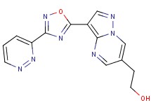 2-{3-[3-(3-pyridazinyl)-1,2,4-oxadiazol-5-yl]pyrazolo[1,5-a]pyrimidin-6-yl}ethanol