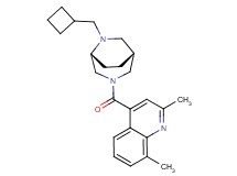 4-{[(1R*,5R*)-6-(cyclobutylmethyl)-3,6-diazabicyclo[3.2.2]non-3-yl]carbonyl}-2,8-dimethylquinoline