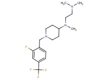 N-{1-[2-fluoro-4-(trifluoromethyl)benzyl]piperidin-4-yl}-N,N',N'-trimethylethane-1,2-diamine