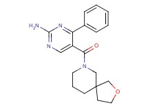 5-(2-oxa-7-azaspiro[4.5]dec-7-ylcarbonyl)-4-phenylpyrimidin-2-amine