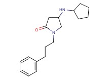 4-(cyclopentylamino)-1-(3-phenylpropyl)-2-pyrrolidinone