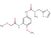 2-methoxy-N-[2-methoxy-5-({[methyl(1,3-thiazol-2-ylmethyl)amino]carbonyl}amino)phenyl]acetamide