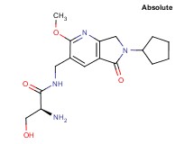 (2S)-2-amino-N-[(6-cyclopentyl-2-methoxy-5-oxo-6,7-dihydro-5H-pyrrolo[3,4-b]pyridin-3-yl)methyl]-3-hydroxypropanamide