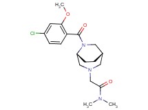 2-[(1S*,5R*)-6-(4-chloro-2-methoxybenzoyl)-3,6-diazabicyclo[3.2.2]non-3-yl]-N,N-dimethylacetamide