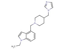 1-ethyl-4-{[4-(1H-imidazol-1-ylmethyl)piperidin-1-yl]methyl}-1H-indole