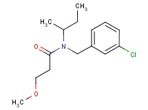 N-(sec-butyl)-N-(3-chlorobenzyl)-3-methoxypropanamide
