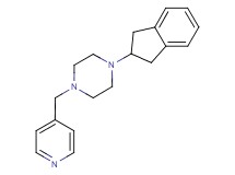 1-(2,3-dihydro-1H-inden-2-yl)-4-(pyridin-4-ylmethyl)piperazine