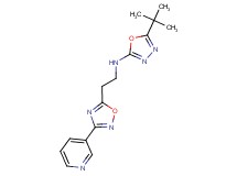 5-tert-butyl-N-[2-(3-pyridin-3-yl-1,2,4-oxadiazol-5-yl)ethyl]-1,3,4-oxadiazol-2-amine