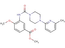 methyl 4-methoxy-3-({[4-(6-methylpyridin-2-yl)piperazin-1-yl]carbonyl}amino)benzoate