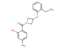 2-{[3-(2-ethylphenoxy)-1-azetidinyl]carbonyl}-5-methylphenol