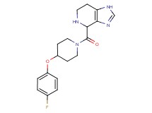 4-{[4-(4-fluorophenoxy)-1-piperidinyl]carbonyl}-4,5,6,7-tetrahydro-1H-imidazo[4,5-c]pyridine dihydrochloride