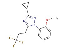 3-cyclopropyl-1-(2-methoxyphenyl)-5-(3,3,3-trifluoropropyl)-1H-1,2,4-triazole