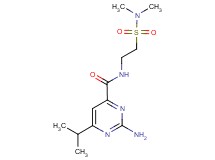 2-amino-N-{2-[(dimethylamino)sulfonyl]ethyl}-6-isopropylpyrimidine-4-carboxamide