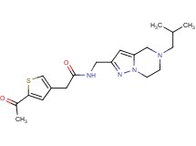 2-(5-acetyl-3-thienyl)-N-[(5-isobutyl-4,5,6,7-tetrahydropyrazolo[1,5-a]pyrazin-2-yl)methyl]acetamide