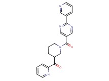 2-pyridinyl(1-{[2-(3-pyridinyl)-5-pyrimidinyl]carbonyl}-3-piperidinyl)methanone