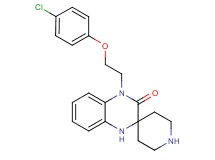 4'-[2-(4-chlorophenoxy)ethyl]-1',4'-dihydro-3'H-spiro[piperidine-4,2'-quinoxalin]-3'-one hydrochloride