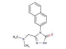 5-[(dimethylamino)methyl]-4-(2-naphthyl)-2,4-dihydro-3H-1,2,4-triazol-3-one