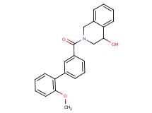 2-[(2'-methoxybiphenyl-3-yl)carbonyl]-1,2,3,4-tetrahydroisoquinolin-4-ol
