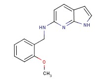 N-(2-methoxybenzyl)-1H-pyrrolo[2,3-b]pyridin-6-amine
