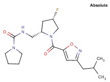 N-({(2S,4S)-4-fluoro-1-[(3-isobutylisoxazol-5-yl)carbonyl]pyrrolidin-2-yl}methyl)pyrrolidine-1-carboxamide