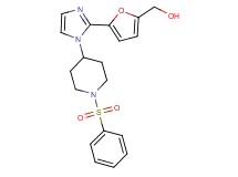 (5-{1-[1-(phenylsulfonyl)piperidin-4-yl]-1H-imidazol-2-yl}-2-furyl)methanol