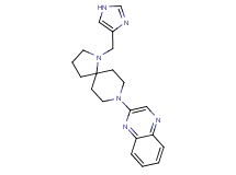 2-[1-(1H-imidazol-4-ylmethyl)-1,8-diazaspiro[4.5]dec-8-yl]quinoxaline