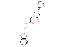 N-[2-(1H-benzimidazol-2-yl)ethyl]-2-(2-oxo-4-phenylpyrrolidin-1-yl)acetamide