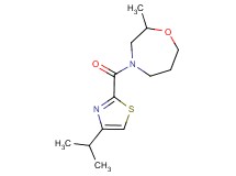 4-[(4-isopropyl-1,3-thiazol-2-yl)carbonyl]-2-methyl-1,4-oxazepane