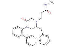 3-[2-benzyl-4-(2-biphenylyl)-5-oxo-1-piperazinyl]-N-methylpropanamide