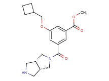 methyl 3-(cyclobutylmethoxy)-5-[rel-(3aR,6aS)-hexahydropyrrolo[3,4-c]pyrrol-2(1H)-ylcarbonyl]benzoate hydrochloride