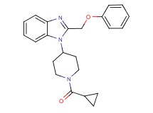 1-[1-(cyclopropylcarbonyl)-4-piperidinyl]-2-(phenoxymethyl)-1H-benzimidazole