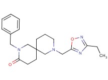 2-benzyl-8-[(3-ethyl-1,2,4-oxadiazol-5-yl)methyl]-2,8-diazaspiro[5.5]undecan-3-one