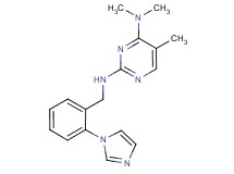 N~2~-[2-(1H-imidazol-1-yl)benzyl]-N~4~,N~4~,5-trimethylpyrimidine-2,4-diamine
