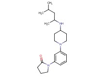 1-(3-{4-[(1,3-dimethylbutyl)amino]piperidin-1-yl}phenyl)pyrrolidin-2-one