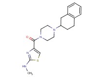 N-methyl-4-{[4-(1,2,3,4-tetrahydro-2-naphthalenyl)-1-piperazinyl]carbonyl}-1,3-thiazol-2-amine