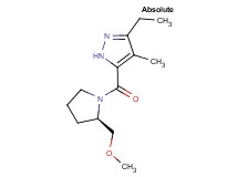 3-ethyl-5-{[(2R)-2-(methoxymethyl)pyrrolidin-1-yl]carbonyl}-4-methyl-1H-pyrazole