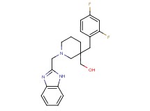 [1-(1H-benzimidazol-2-ylmethyl)-3-(2,4-difluorobenzyl)-3-piperidinyl]methanol