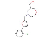 (4-{[5-(2-chlorophenyl)-2-furyl]methyl}-1,4-oxazepan-6-yl)methanol