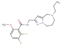 2,3-difluoro-6-methoxy-N-[(5-propyl-5,6,7,8-tetrahydro-4H-pyrazolo[1,5-a][1,4]diazepin-2-yl)methyl]benzamide