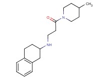 N-[3-(4-methylpiperidin-1-yl)-3-oxopropyl]-1,2,3,4-tetrahydronaphthalen-2-amine