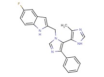 3-[(5-fluoro-1H-indol-2-yl)methyl]-5'-methyl-5-phenyl-3H,3'H-4,4'-biimidazole