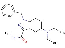 1-benzyl-5-(diethylamino)-N-methyl-4,5,6,7-tetrahydro-1H-indazole-3-carboxamide