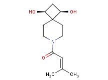 (1R*,3S*)-7-(3-methyl-2-butenoyl)-7-azaspiro[3.5]nonane-1,3-diol