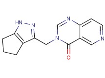 3-(1,4,5,6-tetrahydrocyclopenta[c]pyrazol-3-ylmethyl)pyrido[4,3-d]pyrimidin-4(3H)-one