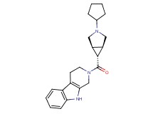 2-{[(1R*,5S*,6r)-3-cyclopentyl-3-azabicyclo[3.1.0]hex-6-yl]carbonyl}-2,3,4,9-tetrahydro-1H-beta-carboline