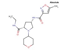 (4S)-N-ethyl-4-{[(5-methylisoxazol-3-yl)carbonyl]amino}-1-(tetrahydro-2H-pyran-4-yl)-L-prolinamide